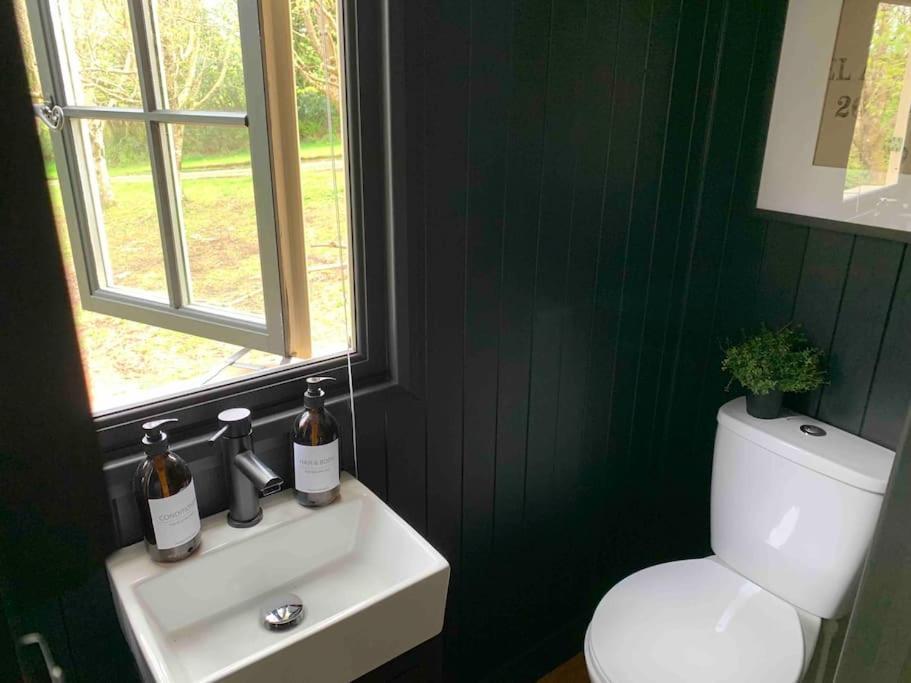 Cornwall Woodland Shepherd'S Hut - Dennis Hut โบดมิน ภายนอก รูปภาพ
